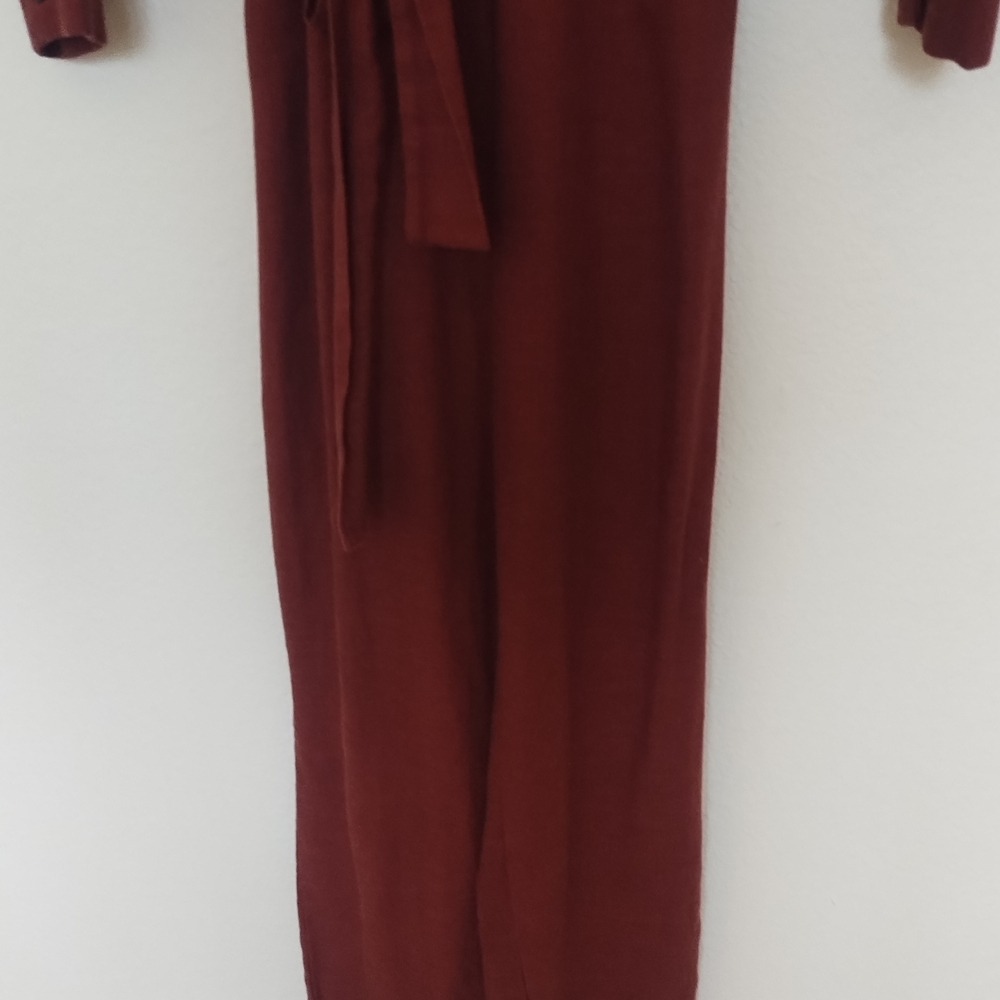 Rust Button-Up Jumpsuit - Picture 6 of 10